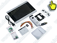 FullHD домофон высокого разрешения с записью HDcom S-710T-FHD - комплектация
